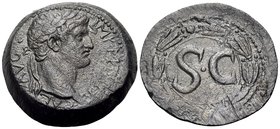SYRIA, Seleucis and Pieria. Antioch. Otho, 69. Dupondius (Bronze, 30 mm, 15.81 g, 1 h). IMP M OTHO CAE AVG (clockwise) Laureate head of Otho to right....