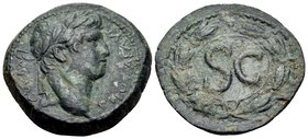 SYRIA, Seleucis and Pieria. Antioch. Otho, 69. As (Copper, 23.5 mm, 8.12 g, 12 h). IMP M O-THO CAE AVG Laureate head of Otho to right. Rev. Large S C ...