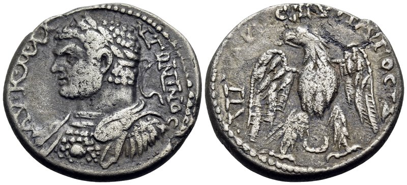 PHOENICIA. Aradus. Caracalla, 198-217. Tetradrachm (Silver, 26 mm, 12.43 g, 12 h...