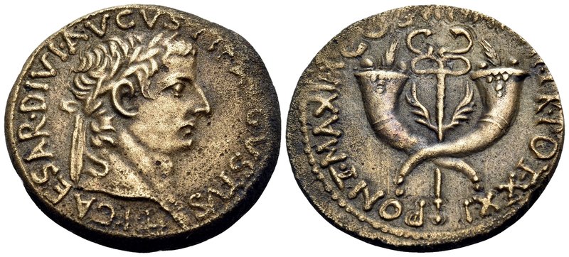 Tiberius, 14-37. Dupondius (Orichalcum, 29 mm, 13.73 g, 11 h), Commagene, 19-20....