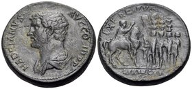 Hadrian, 117-138. Sestertius (Orichalcum, 31 mm, 27.66 g, 5 h), For the legions of Syria, Rome, 134-138. HADRIANVS AVG COS III P P Draped bust of hadr...