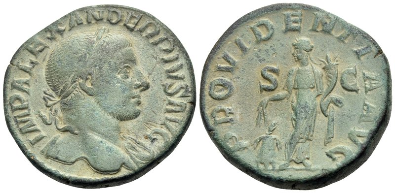 Severus Alexander, 222-235. Sestertius (Orichalcum, 28 mm, 19.44 g, 12 h), Rome,...