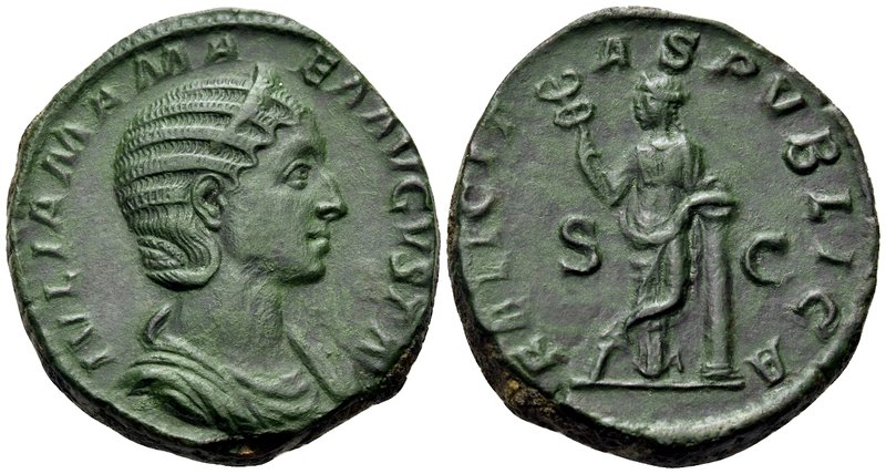 Julia Mamaea, Augusta, 222-235. Sestertius (Orichalcum, 30 mm, 21.34 g, 12 h), s...