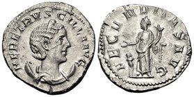 Herennia Etruscilla, Augusta, 249-251. Antoninianus (Silver, 21.5 mm, 3.42 g, 7 h), struck under Trajan Decius, Rome, early 251. HER ETRVSCILLA AVG Di...