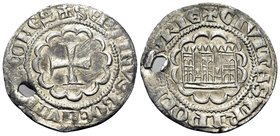 CRUSADERS. County of Tripoli. Bohémond VII, 1275-1287. Half Gros (Silver, 20 mm, 2.02 g, 6 h), Tripolis. +SEPTIMVS: BOEMVNDVS: COMES (triple dot stops...