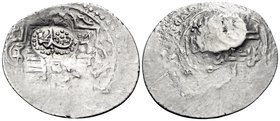 ISLAMIC, Mongols. Ilkhanids. Abu Sa'id Bahadur, AH 716-736 / AD 1316-1335. Dirham (Silver, 24 mm, 1.62 g, 9 h), uncertain mint and date. Shahadah and ...
