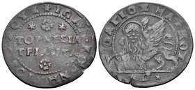 ITALY, Venice. Coinage for Candia (Crete). Giovanni Cornaro, 1624-1630. 30 Tornesi or 2 Soldi (Billon, 25 mm, 2.89 g, 1 h). TOPNEΣIA/ TPIANTA in two l...