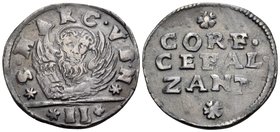 ITALY, Venice. Coinage for the Ionian Islands. 1710-1721. Gazetta (Copper, 26 mm, 4.85 g, 9 h). ✶S•MARC• VEN•✶ Half-length bust of the winged lion of ...