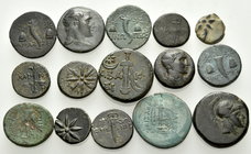 GREEK. Pontos & Bithynia. Circa 2nd-1st Century BC. (Bronze, 56.00 g). A lot of Fifteen (15) small to medium bronzes from various mints in western Asi...