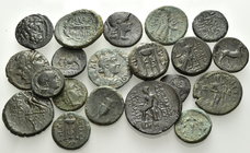 GREEK & ROMAN PROVINCIAL. Circa 4th century BC -3rd Century AD. (Bronze, 74.00 g). An assorted group of Twenty (20) bronze coins, mainly from mints in...