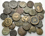 ROMAN AND ROMAN PROVINCIAL. Circa 1st Century BC-3rd Century AD. (Bronze, 200.00 g). Lot of Forty Two (42) bronzes, mostly Roman provincial, with many...