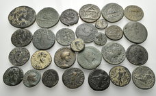 ROMAN PROVINCIAL. Asia Minor. 1st-3rd Century AD. (Bronze, 197.00 g). A lot of Twenty-eight (28) Roman Provincial bronzes. Including, among other mint...