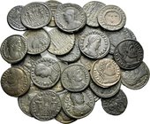 ROMAN IMPERIAL. 4th Century AD. (Billon, 89.00 g). Lot of Thirty-one (31) fourth century Roman medium to small bronzes of the House of Constantine I, ...