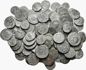 ROMAN IMPERIAL. Circa 4th -5th Century AD. (Bronze, 253.00 g). A mixed lot of Ninety Five (95) Roman bronzes, mostly of the 4th Century AD. Average fi...