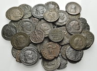 ROMAN IMPERIAL. Circa 3rd-5th Century AD. (Bronze, 94.00 g). An interesting group of Forty Five (45) bronze coins, mainly Antoniniani from the second ...