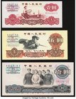 China People's Bank of China 1; 5 Yüan 1960 Pick 874a; 876a; 10 Yuan 1965 Pick 879a Choice Crisp Uncirculated. 

HID09801242017
