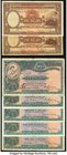 A Circulated Group of 5 and 10 Dollar Notes from the Hong Kong and Shanghai Banking Corporation. Very Good or Better. A few examples have edge splits....