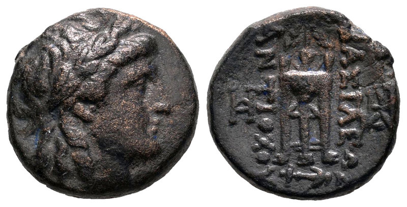 Seleukid Kingdom. Antioco I Soter. AE 18. 280-261 a.C. (Gc-6879). Ae. 4,59 g. Al...