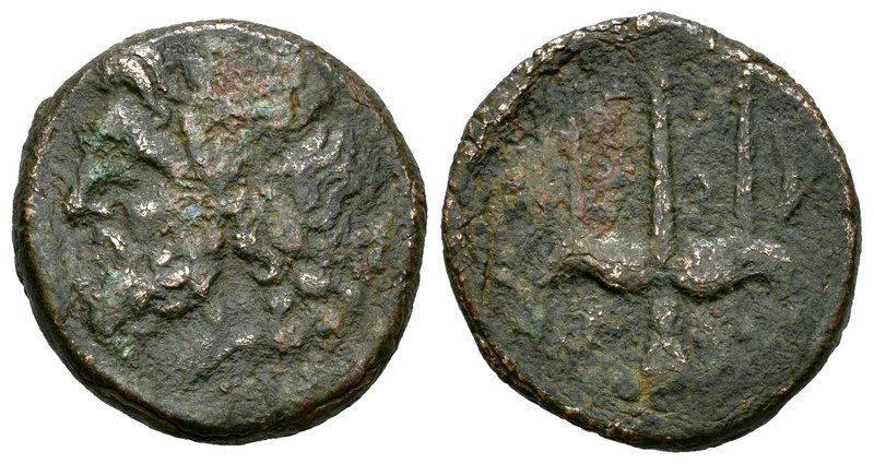 Sicily. Syracuse. AE 20. 275-215 a.C. Hieron II. (Gc-1223). Ae. 6,16 g. F. Est.....