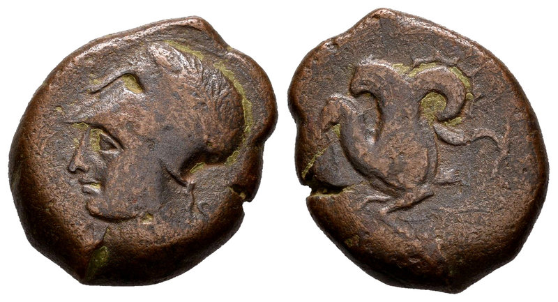 Sicily. Syracuse. AE 20. 440-425 a.C. (Gc-1193 variante). Ae. 6,67 g. Almost VF....