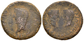 Carthage Nova. As. 14-36 d.C. Cartagena (Murcia). (Abh-600). (Acip-3149). Ae. 15,21 g. Época de Tiberio. Almost F. Est...15,00.