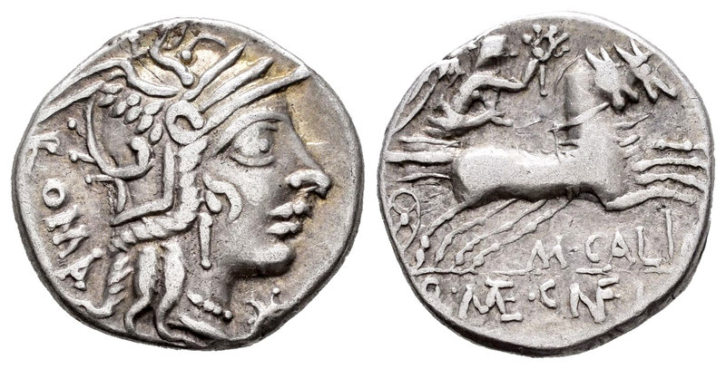 Calidius. Denario. 117-116 a.C. Norte de Italia. (Ffc-223). (Craw-284/1a). (Cal-...
