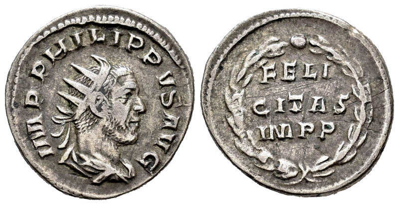Philip I. Antoniniano. 247 d.C. Rome. (Spink-8926). (Ric-60). (Seaby-39). Rev.: ...