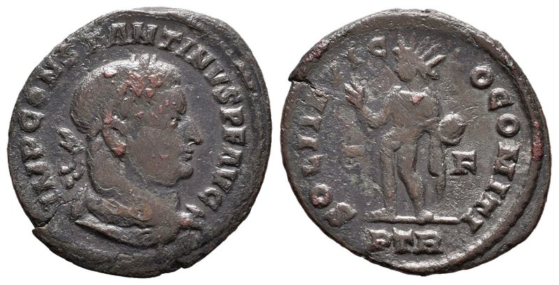 Constantinus I. Follis. 310-313 d.C. Treveri. (Spink-16060 variante). Rev.: SOLI...