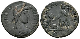 Gratian. Maiorina. 367-383 d.C. Rev.: REPARIATO REI PVB. Ae. 4,51 g. Choice F. Est...15,00.