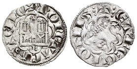 Kingdom of Castille and Leon. Alfonso X (1252-1284). Novén. Burgos. (Bautista-394). Ve. 0,70 g. B bajo el castillo. Orlas con punto. Almost XF. Est......