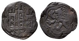 Kingdom of Castille and Leon. Fernando IV (1295-1312). Dinero. Toledo. Ve. 0,68 g. Marca de ceca T bajo el castillo. Almost VF. Est...12,00.