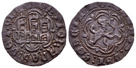 Kingdom of Castille and Leon. Juan II (1406-1454). Blanca. Coruña. (Bautista-813). Ae. 1,57 g. Venera bajo el castillo. Choice VF. Est...30,00.