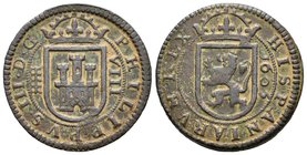 Philip III (1598-1621). 8 maravedís. 1603. Segovia. (Jarabo-Sanahuja-D215). Au. 6,11 g. Acueducto de 8 arcos en dos pisos. VF. Est...35,00.