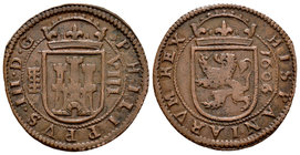 Philip III (1598-1621). 8 maravedís. 1606. Segovia. (Cal-762). (Jarabo-Sanahuja-D222). Ae. 5,75 g. Acueducto de 4 arcos de 2 pisos. VF/Choice VF. Est....