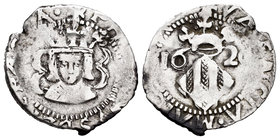 Philip III (1598-1621). Dieciocheno. 1620. Valencia. (Cal-516). Ag. 1,92 g. Centrada. Último dígito parcialmente visible. VF. Est...25,00.