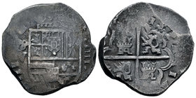 Philip III (1598-1621). 4 reales. Sevilla. V. (Cal-tipo 92). Ag. 13,59 g. Fecha no visible. VF. Est...60,00.