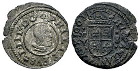 Philip IV (1621-1665). 8 maravedís. 1663. Madrid. Y. (Cal-1433). (Jarabo-Sanahuja-M449). Ae. 1,89 g. Almost VF. Est...25,00.
