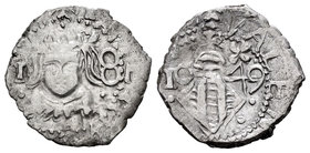 Philip IV (1621-1665). Dieciocheno. 1649. Valencia. (Cal-1115). Ag. 1,96 g. It retains some luster. Choice VF. Est...30,00.
