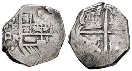 Philip IV (1621-1665). 4 reales. Sevilla. R. (Cal-tipo 163). Ag. 10,73 g. Fecha no visible. Choice F. Est...20,00.