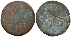 Ferdinand VII (1808-1833). 8 reales. 1813. Morelos. (Cal-578). Ae. 20,70 g. F. Est...20,00.