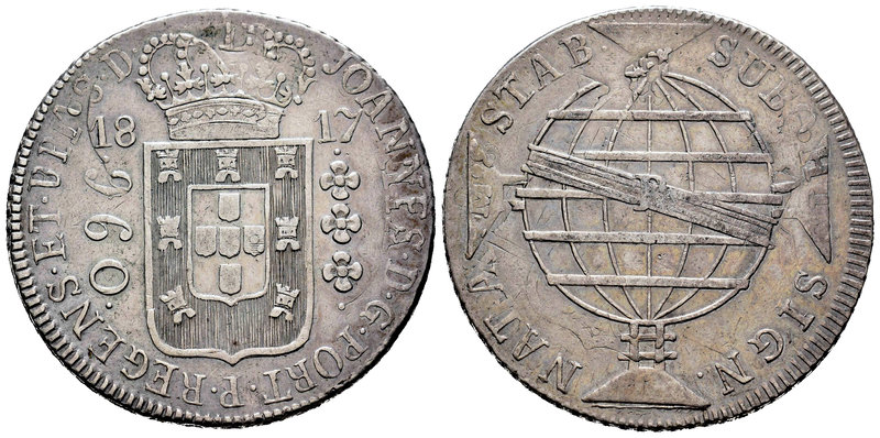 Brazil. Joao, Prince Regent. 960 reis. 1817. Rio de Janeiro. R. (Gomes-29.20). (...