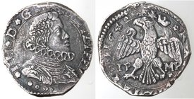 Zecche Italiane. Messina. Filippo IV. 1621-1665. 4 Tarì 1648, sigle IP MP. Ag. Sp. 22. MIR 355/20. Peso gr. 10,36. Diametro mm. 28. qSPL.