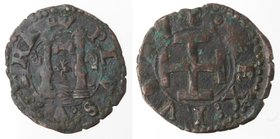 Importante Collezione del Vicereame. I° parte. Napoli. Carlo V. 1516-1554. Cavallo. Ae. P.R. 47. Peso gr. 1,42. Diametro mm. 22. qSPL.