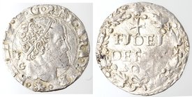 Importante Collezione del Vicereame. I° parte. Napoli. Filippo II. 1556-1598. Carlino. Sigle IAF G. Ag. P.R. ---. Peso gr. 2,98. Diametro mm. 21. qSPL...