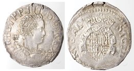 Importante Collezione del Vicereame. I° parte. Napoli. Filippo III. 1598-1621. Tarì s.d. Ag. P.R. 11. Peso gr. 6,01. Diametro mm. 25. Schiacciature di...