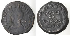 Importante Collezione del Vicereame. I° parte. Napoli. Filippo IV. 1621-1665. Pubblica 1622. Ae. P.R. 52. Peso 15,80 gr. Diametro mm. 31. Per il tipo ...
