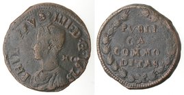 Importante Collezione del Vicereame. I° parte. Napoli. Filippo IV. 1621-1665. Pubblica 1623. Ae. P.R. 53. Peso gr. 15,65. Diametro mm. 32,50. BB+. Pat...