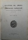 Libri. Bollettino del Circolo Numismatico partenopeo. Fasc. II - Anno 1927. Tip. Esperia. 1927.