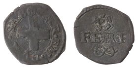 Casa Savoia. Carlo Emanuele I. 1580-1630. Forte. Mi. Aosta. Peso gr. 0,76. Diametro mm. 14. Modesta schiacciatura al bordo altrimenti qSPL. Conservazi...