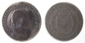 Casa Savoia. Carlo Felice. 1821-1831. 50 Centesimi 1831 Torino. Ag. Peso gr. 2,34. Gig. 100. MB-qBB. Patina di antica collezione. RRR.